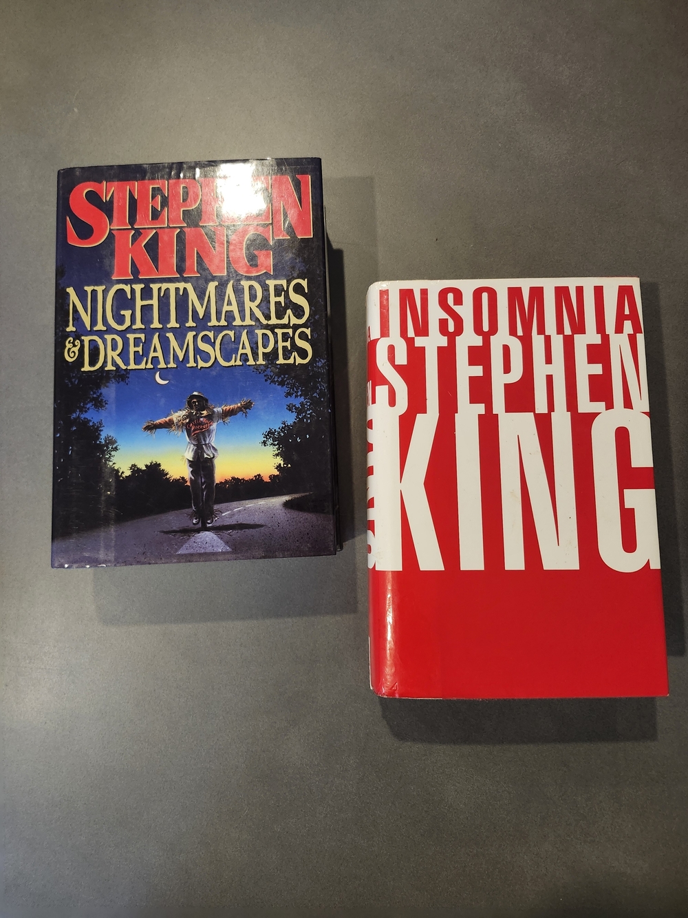 Lot Of 2 Stephen King Hardcover Book | Insomnia | Nightmares & Dreamscapes | Euc